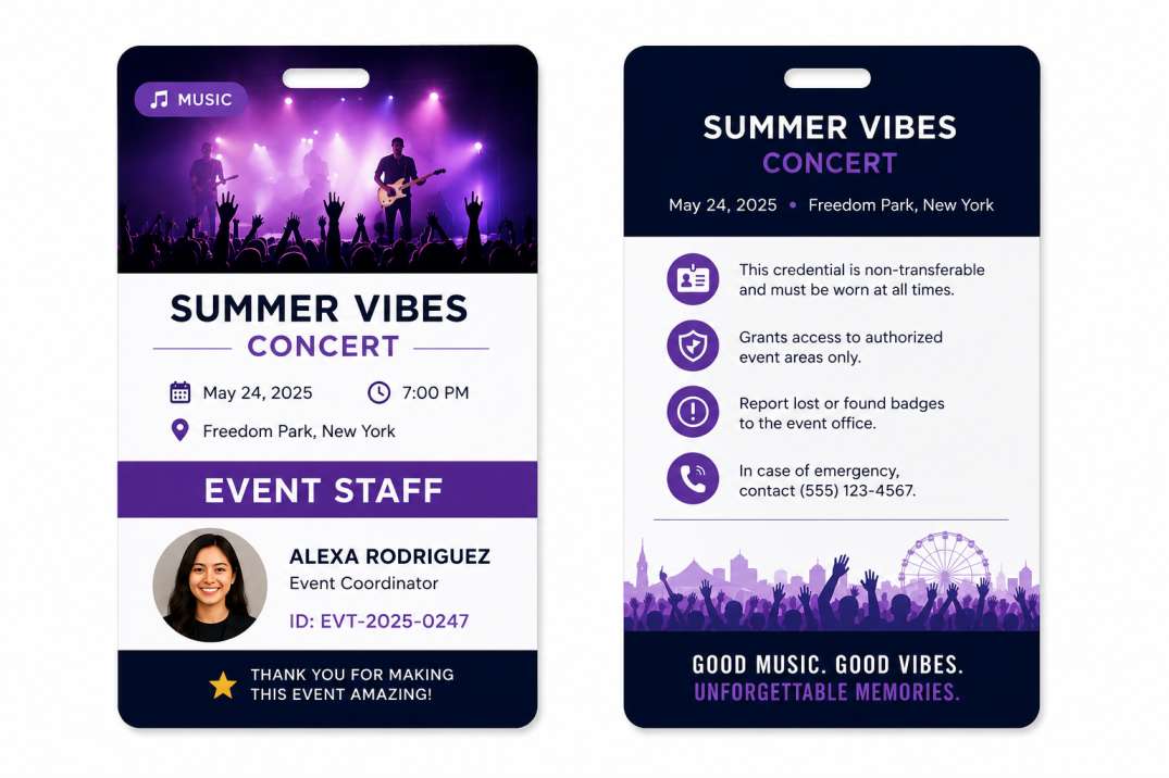 Event Cards printing by Essar Graphics